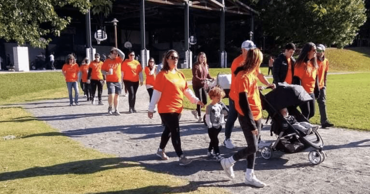 SRNA community walking on the streets of North Carolina