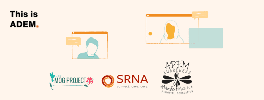 ADEM event header with logos