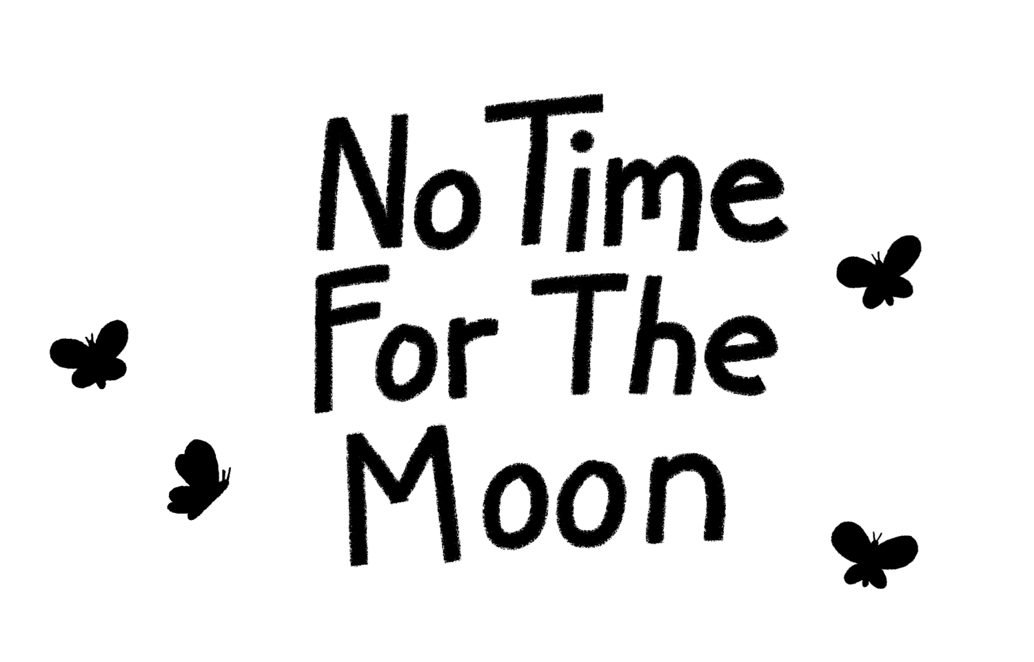 Keine Zeit für das Mond-Logo