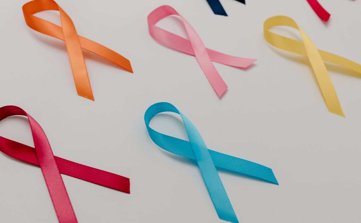 Different color ribbons to express awareness for each rare disease